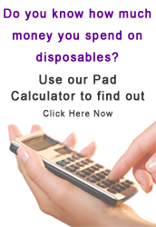 Click here to find out how much money you spend on disposable menstrual pads